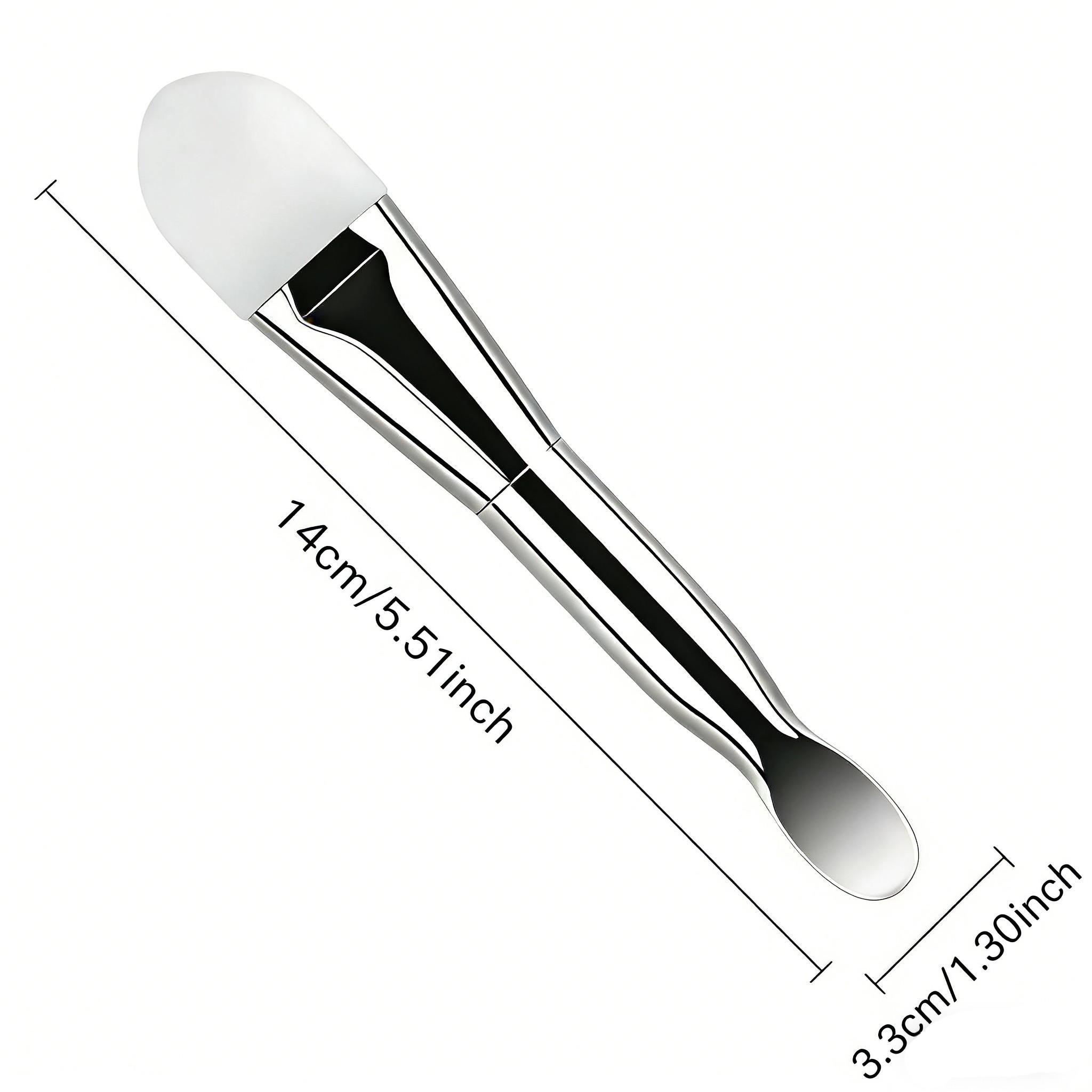 Silicone Mask Brush Set, Soft Bristle Beauty Tools, 2-Pack Application Brushes, Professional Salon Use, Gentle Skin Care Accessories, Beauty Equipment