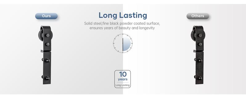 Easelife White Bi-Fold Barn Door with Frosted Glass – Modern Folding Interior Door, Exterior Mount with Hardware Kit Wardrobes Bathrooms