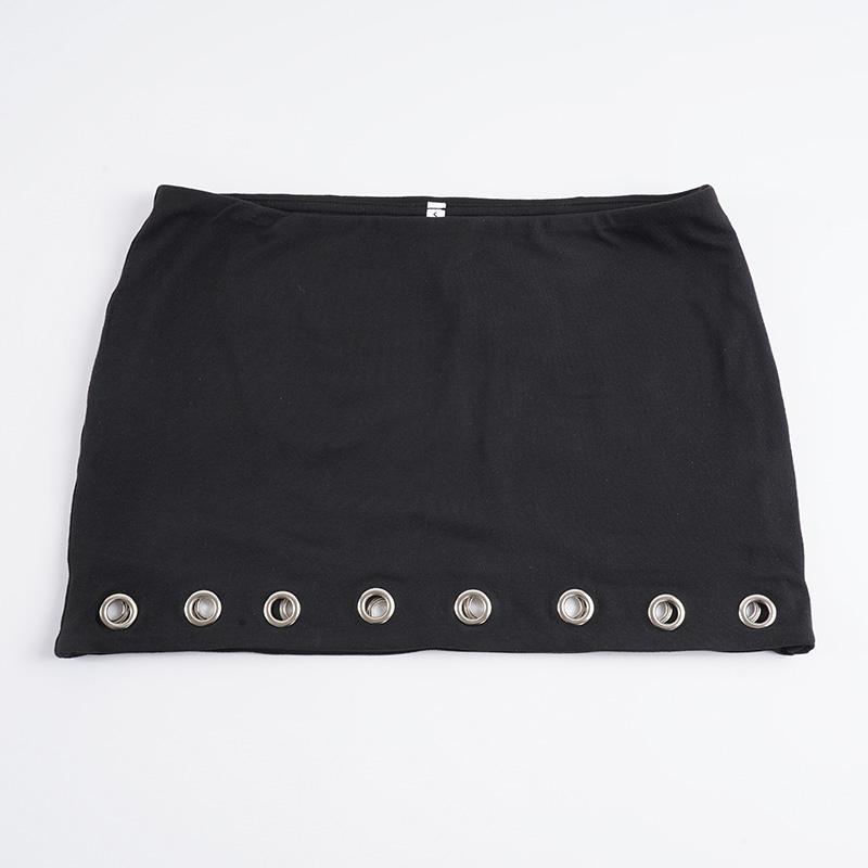 Y2K Punk Style Tight Super Short Stretch Skirt, Low Waist Plain Basic Versatile Sexy Night, Lady Women's Half Body Skirt, Casual Streetwear Skirt, Casual Bodycon Skirt, Fitted Design Skirt