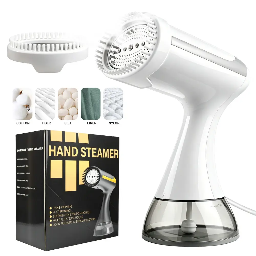 Portable Handheld Garment Steamer, 1500W High-Performance Steam Generator for Eliminating Creases from Fabrics, Continuous Release of Abundant Steam, Quick Heating to Smooth Out Clothes