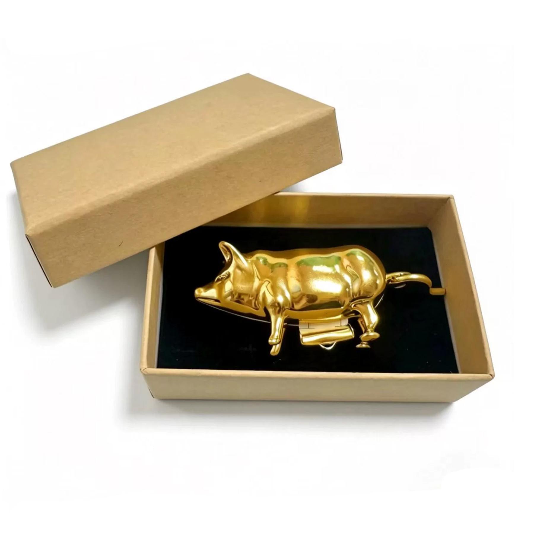 Antique-Style Miniature Pig Measuring Tape, Retro Metal Soft Tape Measure, Cute Sewing Tool for Quilting & Handicrafts, Unique Gift for Quilters