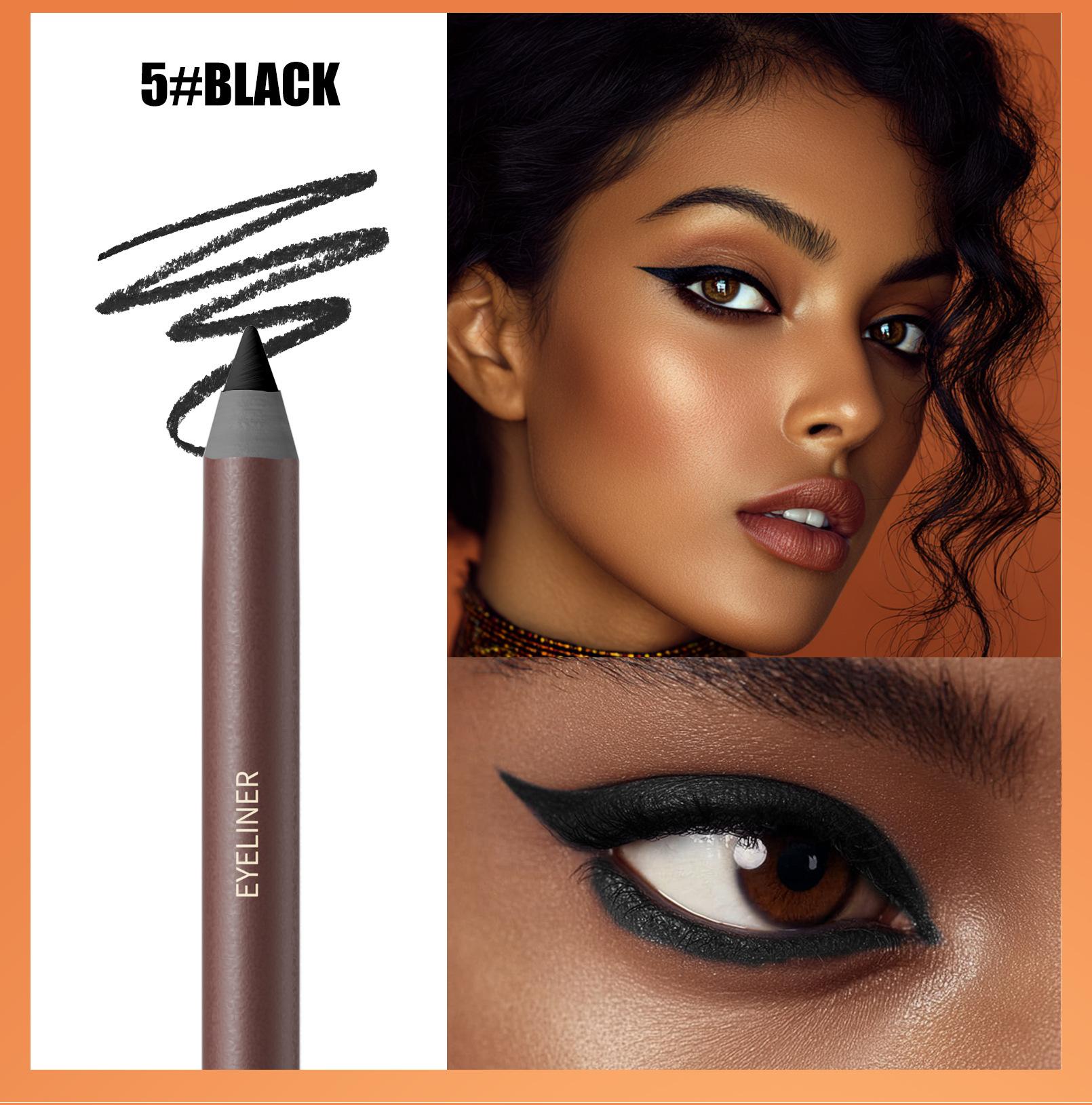 24-hour waterproof eyeliner, retractable eyeliner, smooth eyeliner gel pen