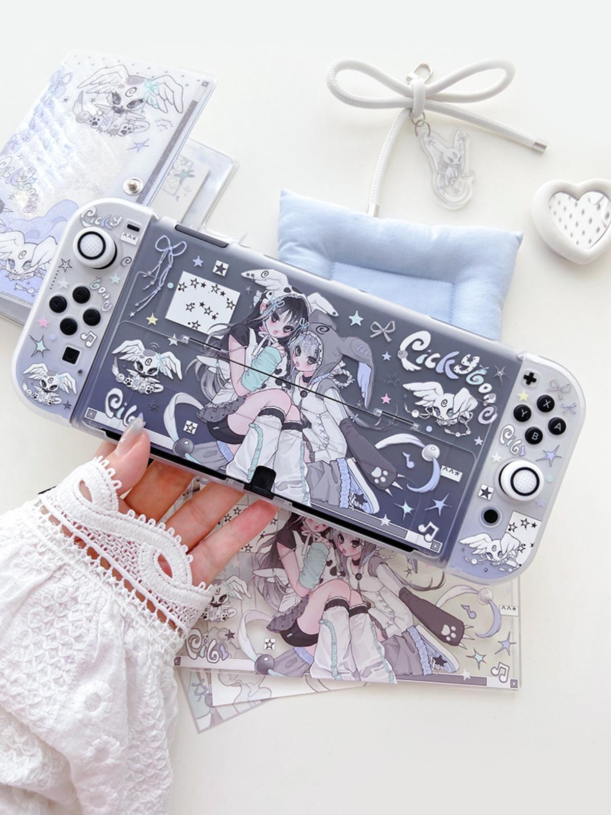 Anime Switch Case for Girl OLED Hard Case for Nintendo Switch2/NS/lite Console Controller Joy-Con Can Be Inserted Into The Dock