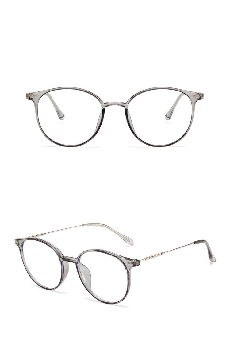 Men And Women Round Anti Blue Glasses Computer Frame Optical Lenses New Arrival 2023