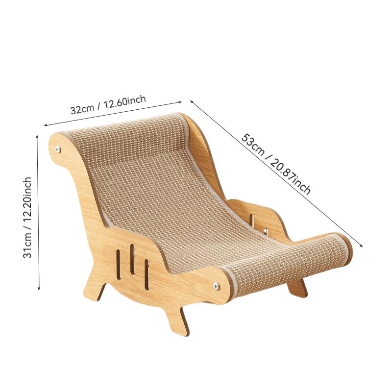 Durable Cat Scratching Post, Sisal Material, Anti-Slip Base, Pet Toy & Bed, Self-Cleaning Kitty Lounge Chair, Ideal Gift for Cats, Sisal Scratching Posts #GLOBAL PICKS