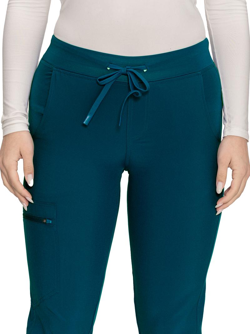 COZYFIT Medical Scrub Pants for Women - Soft Stretch,Drawstring Jogger Pants with 5 Pockets