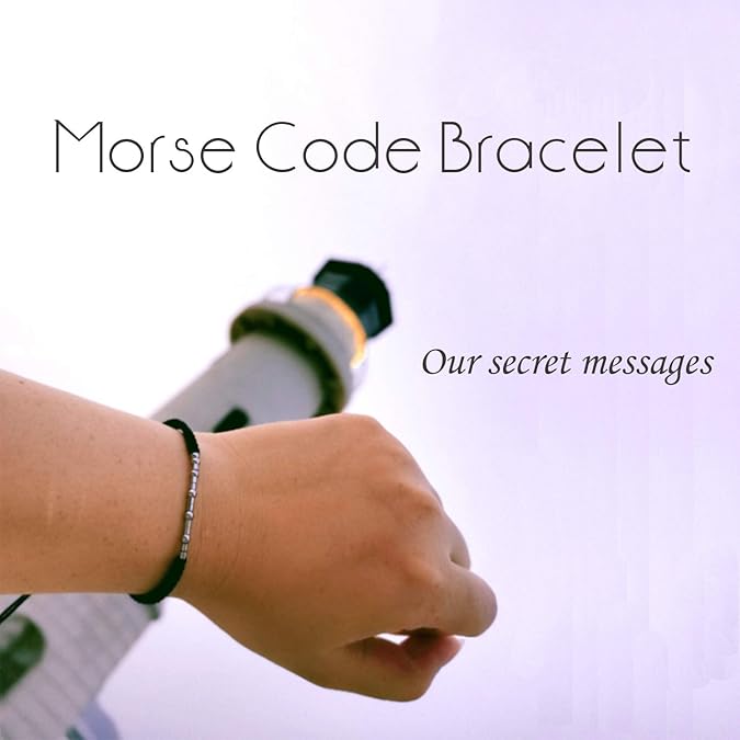 Best Bitches Morse Code Bracelet Best Friend Gift for Women Funny Friendship Gift 2/3 PCS Christmas Friends giving Valentines Day Gift