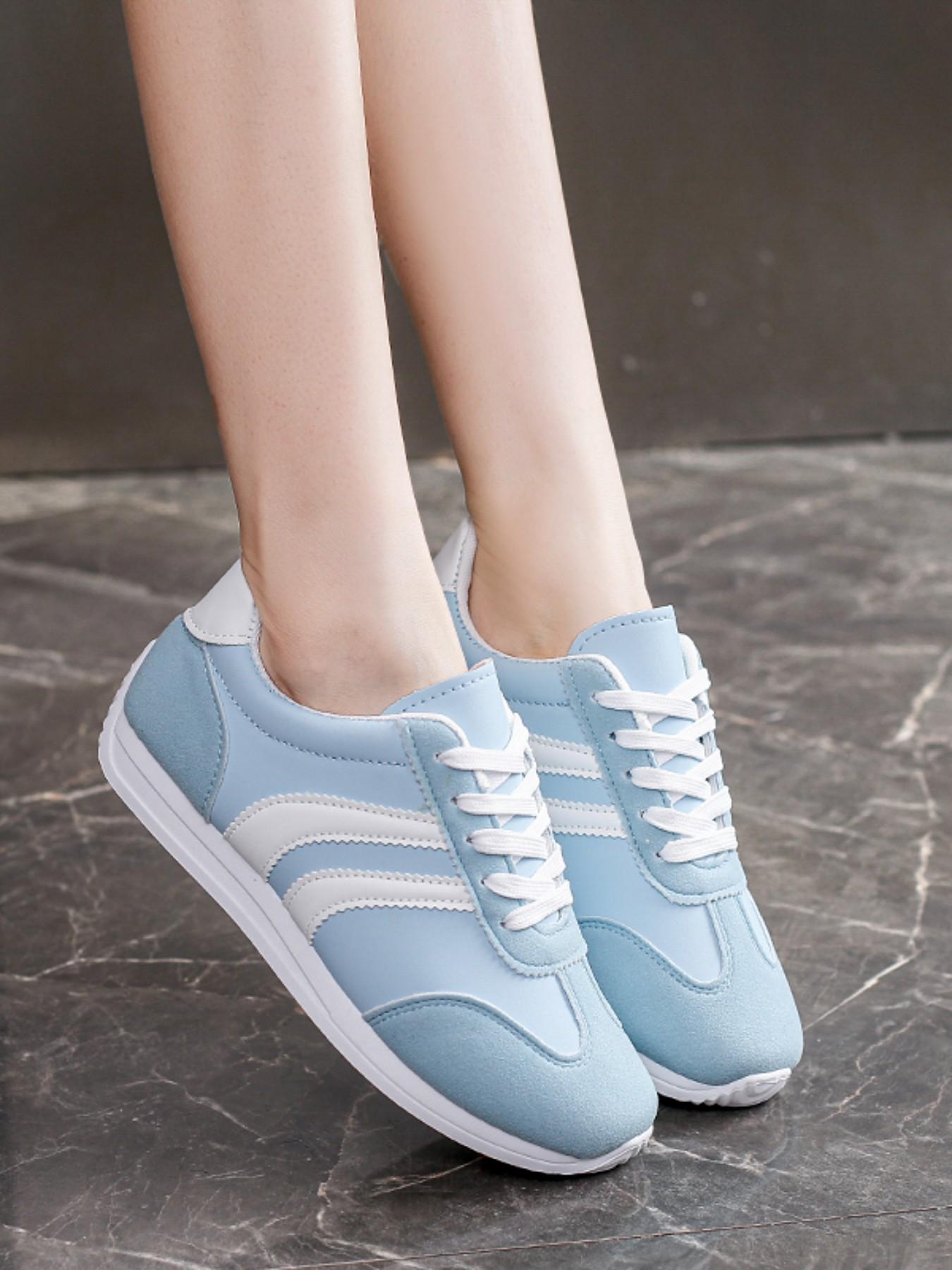 Vintage Casual Sneakers, Rubber Sole, Soft Anti-Slip, Breathable PU Upper, Ideal for Daily Commute, Shopping, Light Sports
