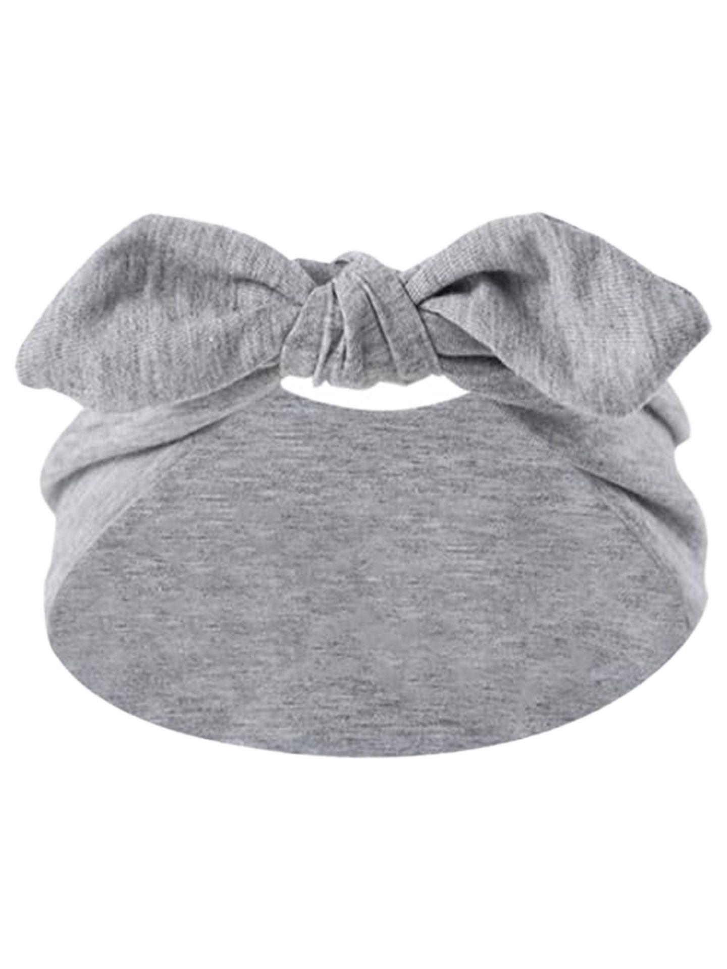 Cute Solid Color Bowknot Headband Set, Ultra-Wide Chic Elastic Headbands, Suitable for Outdoor Activities