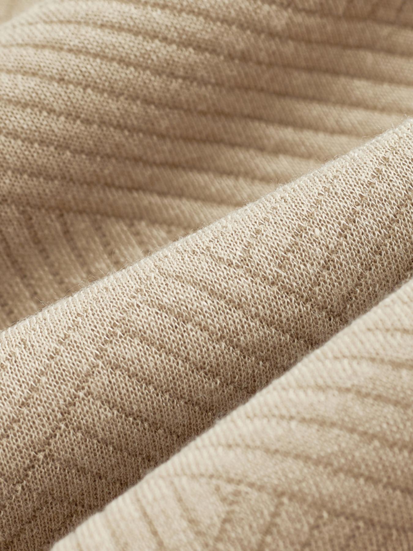 Men's solid color checkered jacquard pullover sweatshirt, Sweater pullover, regular version of casual long-sleeved zipper knitted top, for wearing in autumn and winter, men's outdoor activity hoodie