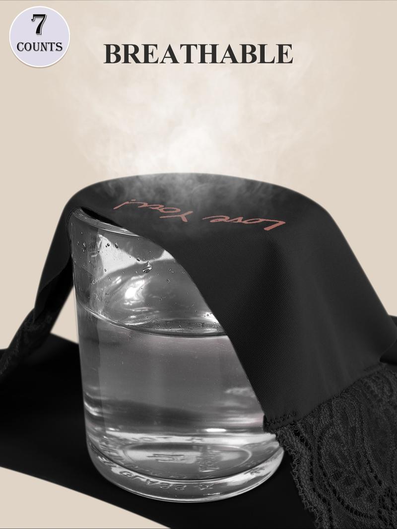 Women's Letter Print Panty, Soft Comfy Breathable Knicker for Daily Wear, Underwear for All Seasons