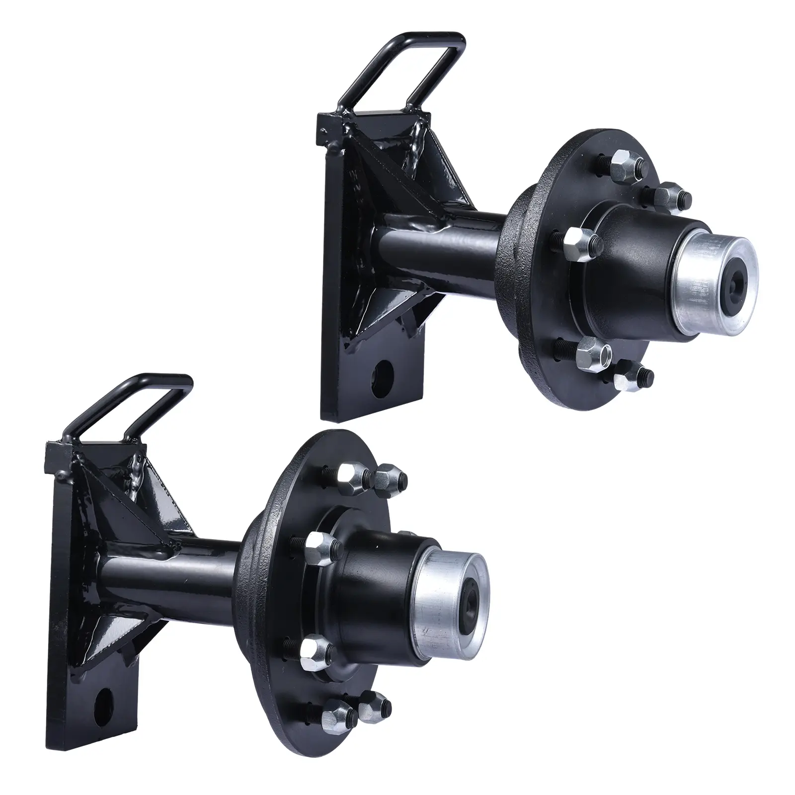 Shipping Container Wheels 2 Pieces 9000LB Capacity Container Moving Wheels with Ratchet Strap for Moving 20ft to 40ft Shipping Units