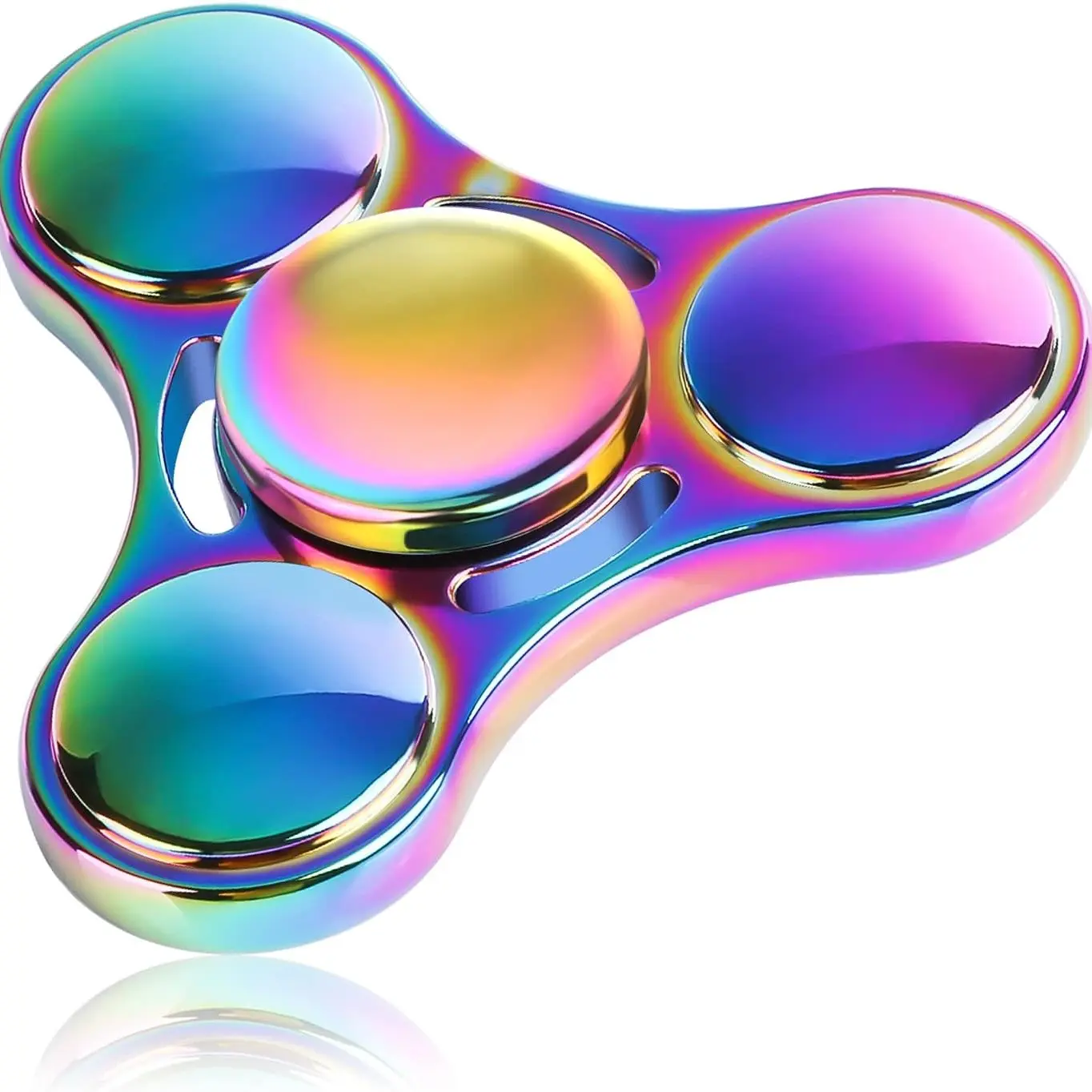 Fidget Spinner Metal Toy for Kids Fidget Spinners | Stainless Steel Bearing, High Speed Spins 3 to 5 min, EDC ADHD Focus Anxiety Stress Relief Boredom Killing Time Toys Adults