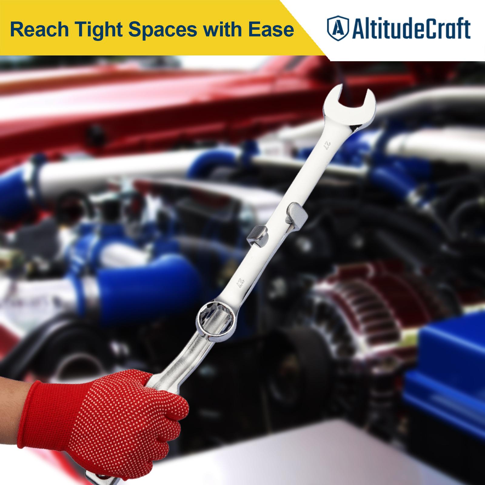 AltitudeCraft Wrench Extender Tool Bar – Durable Wrench Extension with 1/2" Square Hole for Torque Boost, Efficient Mechanics Hardware Tool for Industrial Use, Tradesmen & DIYers – Universal Design