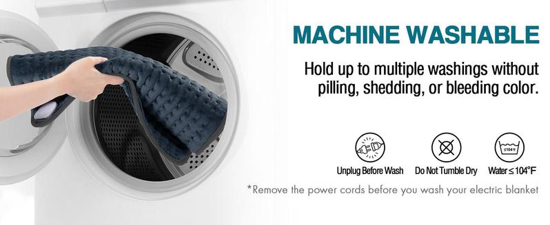 DailyLife Heated Foot Warmer, 20" x 24" Electric Foot Warmer for Feet - 6 Heat Settings, 2 Hours Auto-Off, Machine Washable, Warming Mat, Gifts for Women, Mom, Valentine’s Day, Mother’s Day, FathersDayGift