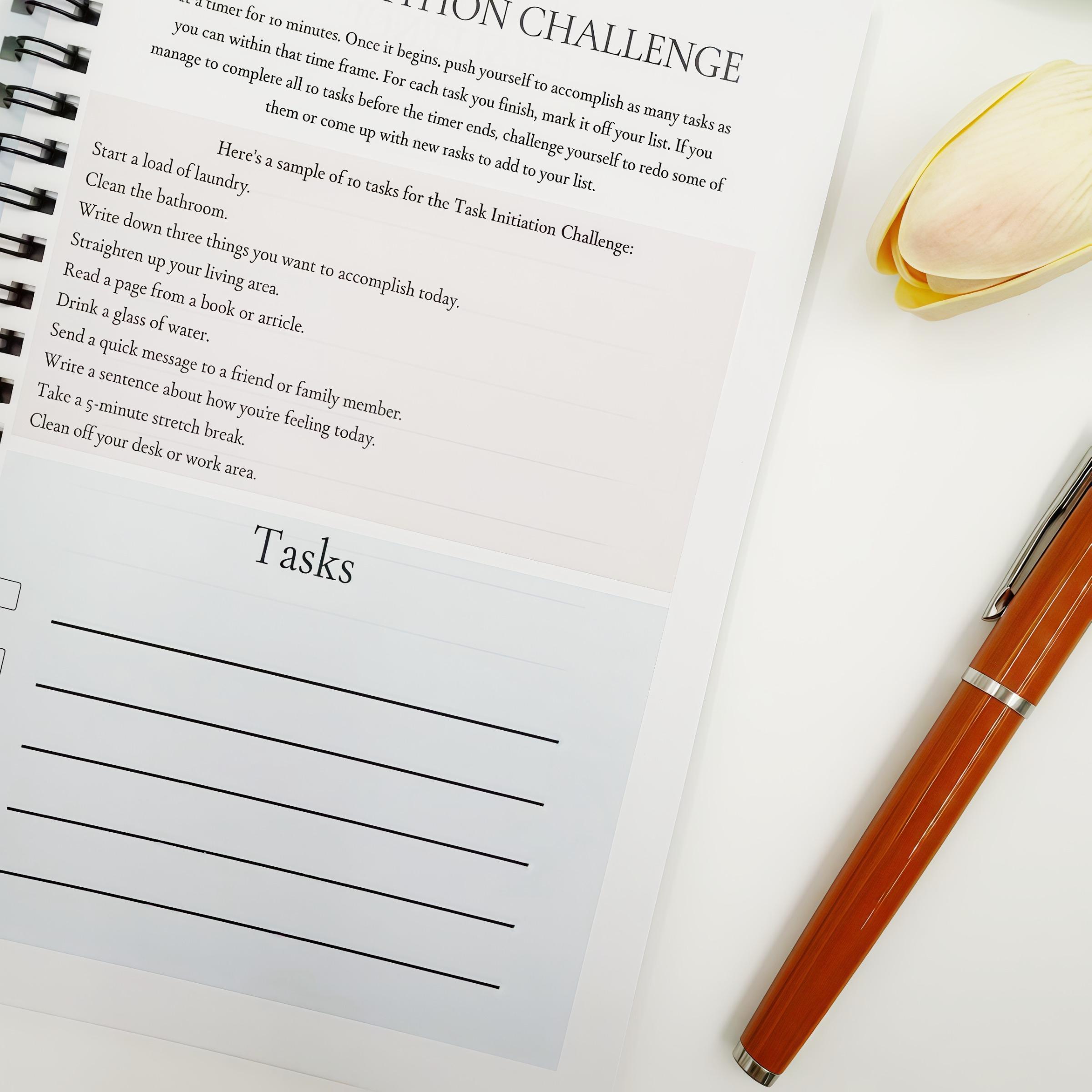 Executive Function Strengthening Workbook for Adults, Cognitive Science & Practical Strategies, Improve Focus, Organization, Self-Regulation