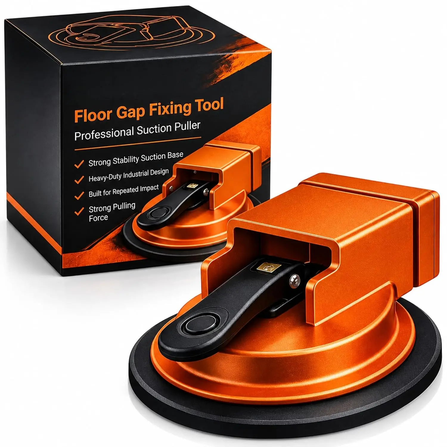 Gap Fixer Tool – Suction Grip on Most Laminate, Vinyl, SPC, LVP & Wood Floors, Fix Separated Planks in Minutes, Duty Plank for Flooring Repair