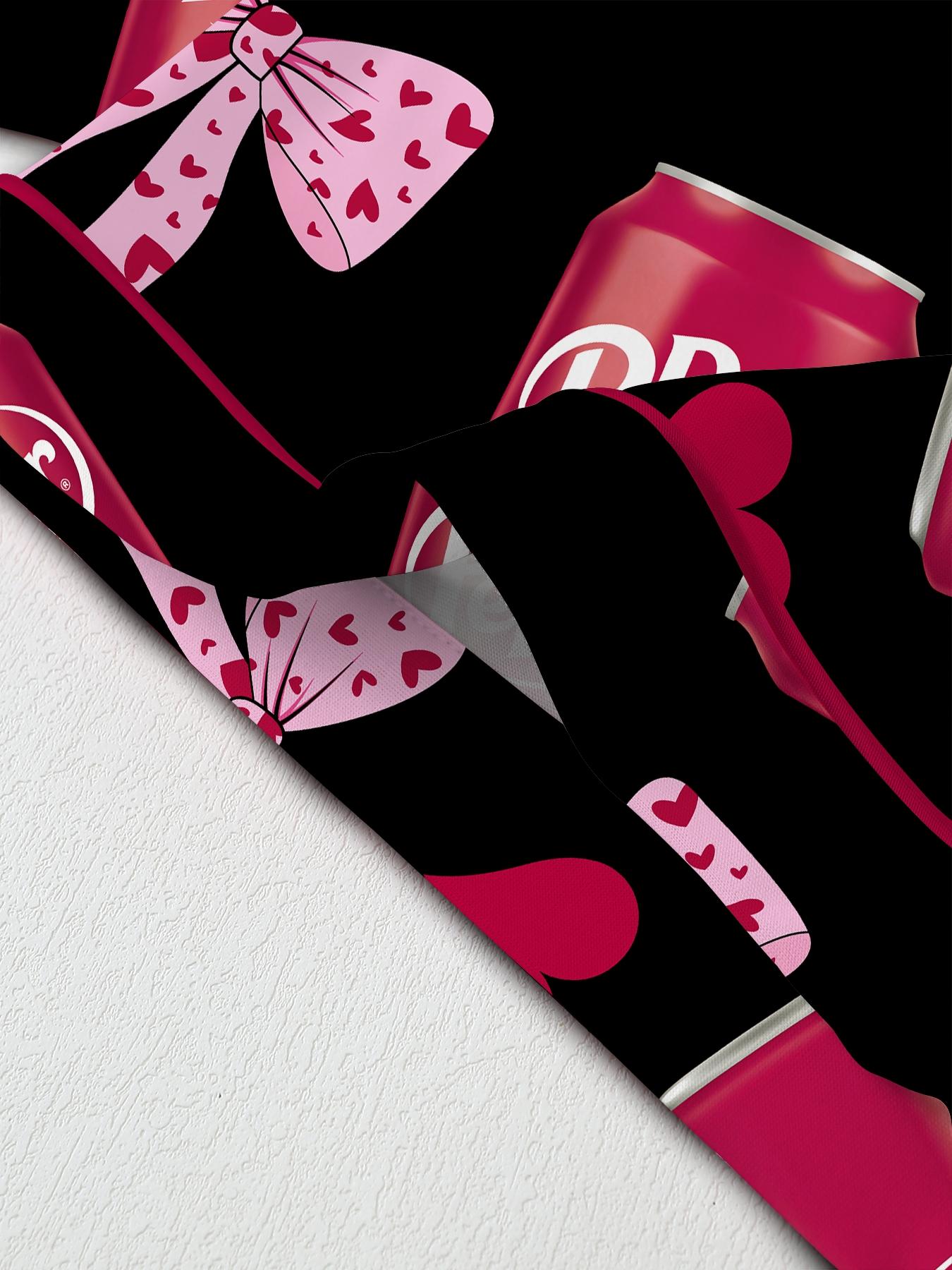 Women's Comfortable Cute Elastic Sleepwear Set, Spring Bow Tie Shirt and Pants Two-Piece, Short Sleeve Shorts, Party Wear