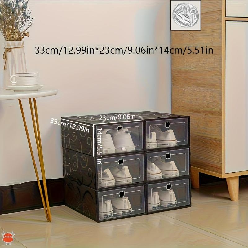 Space saving ceiling! Transparent shoe box Organiser directly liberates shoe cabinet