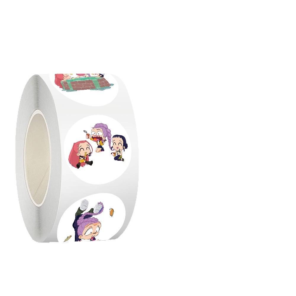 500 Sheets Per Roll Bestselling Multi-Style Roll Stickers, Sealing Tape Decorative Small Stickers, Hot Selling Packaging Accessories
