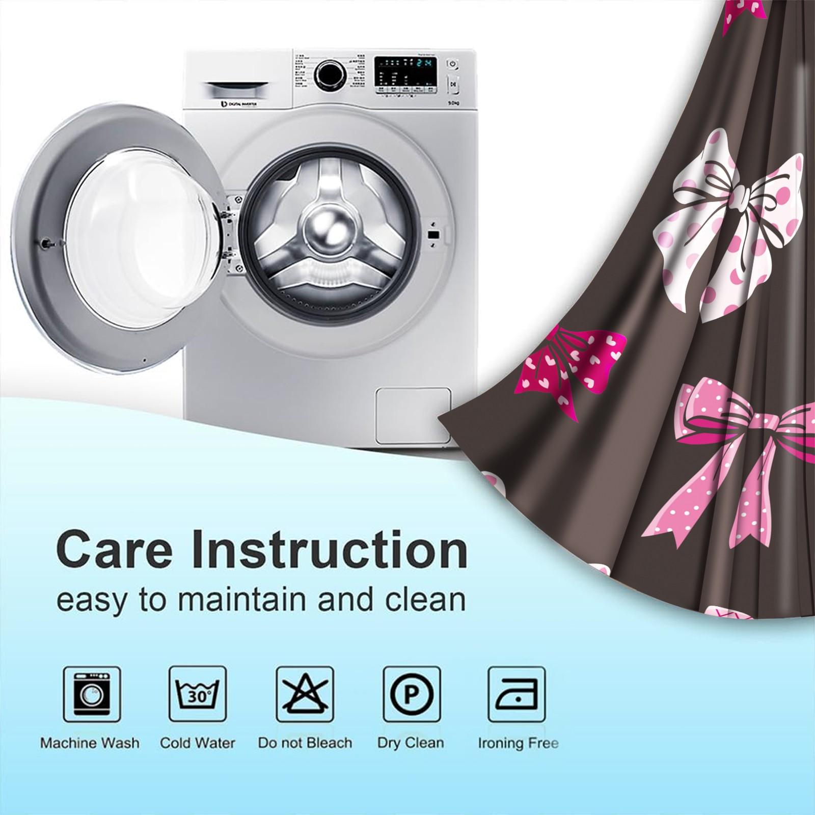 2 Panels Set Cute Coquette Bow Print Blackout Curtains, Y2K Aesthetic Darkening Grommet Window Drapes, Privacy Protection & Light Blocking, Perfect for Bedroom, Living Room, Dorm & Girls' Room Trendy Home Decor