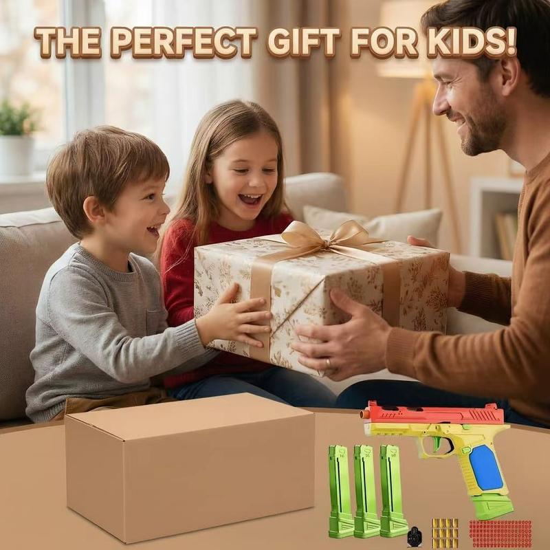 Soft Bullet Gun, Automatic Shell Bullet Toy Gun, Educational Shooting Game Toy, Very Suitable for Outdoor Multiplayer Cooperative Games Under 8 Years Old Soft Bullet Gun, Automatic Shell Bullet Toy Gun, Educational Shooting Game Toy, Very Suitable for Outdoor Multiplayer Cooperative Games Under 8 Years Old