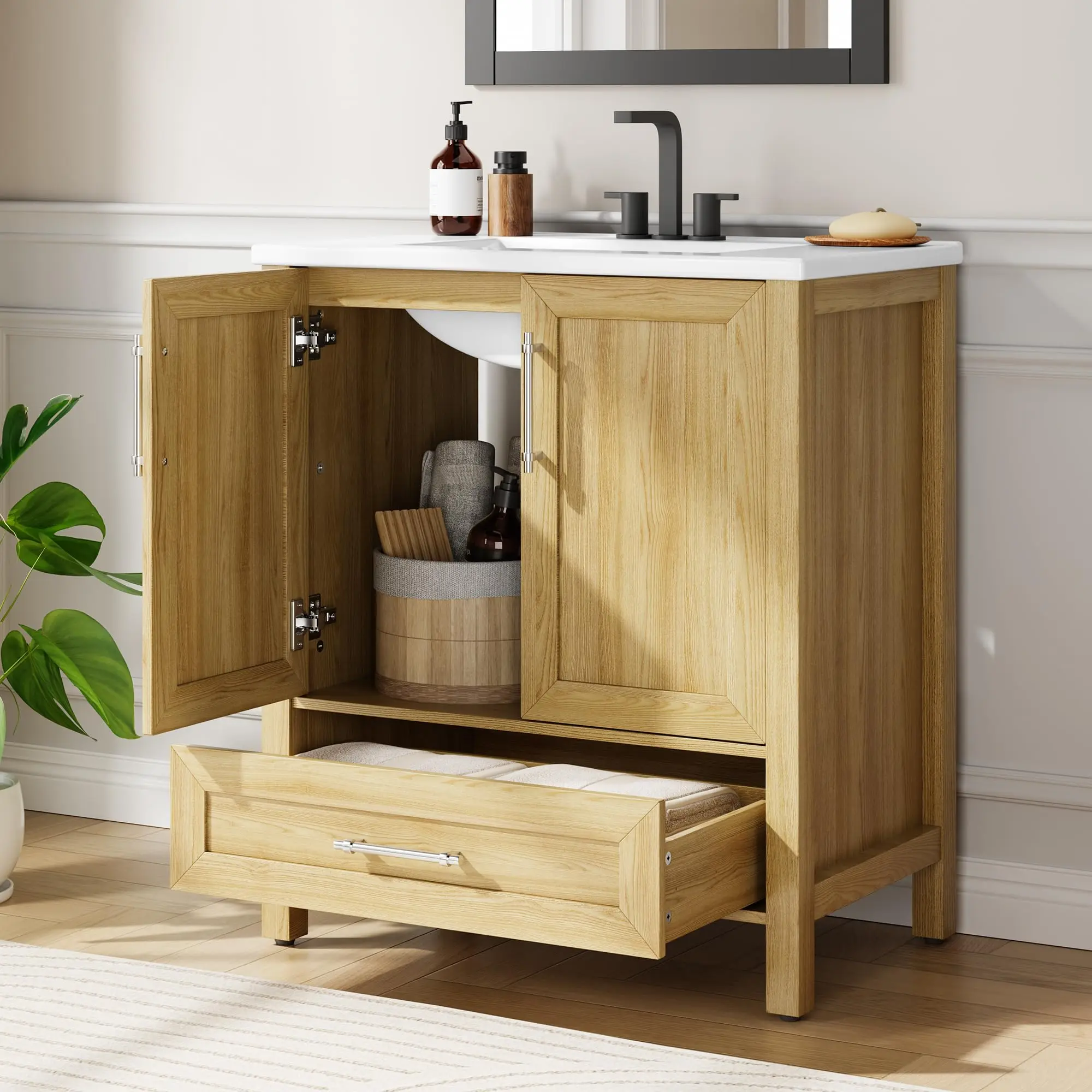 30 in- Wood color 