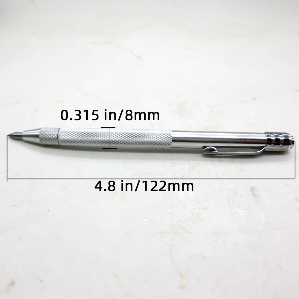 Tungsten Carbide Engraving Tool Set, Includes 1 Piece Sharp Tip & 10 Replacement Tips, Portable Metal Etching Pen, Rust-Resistant