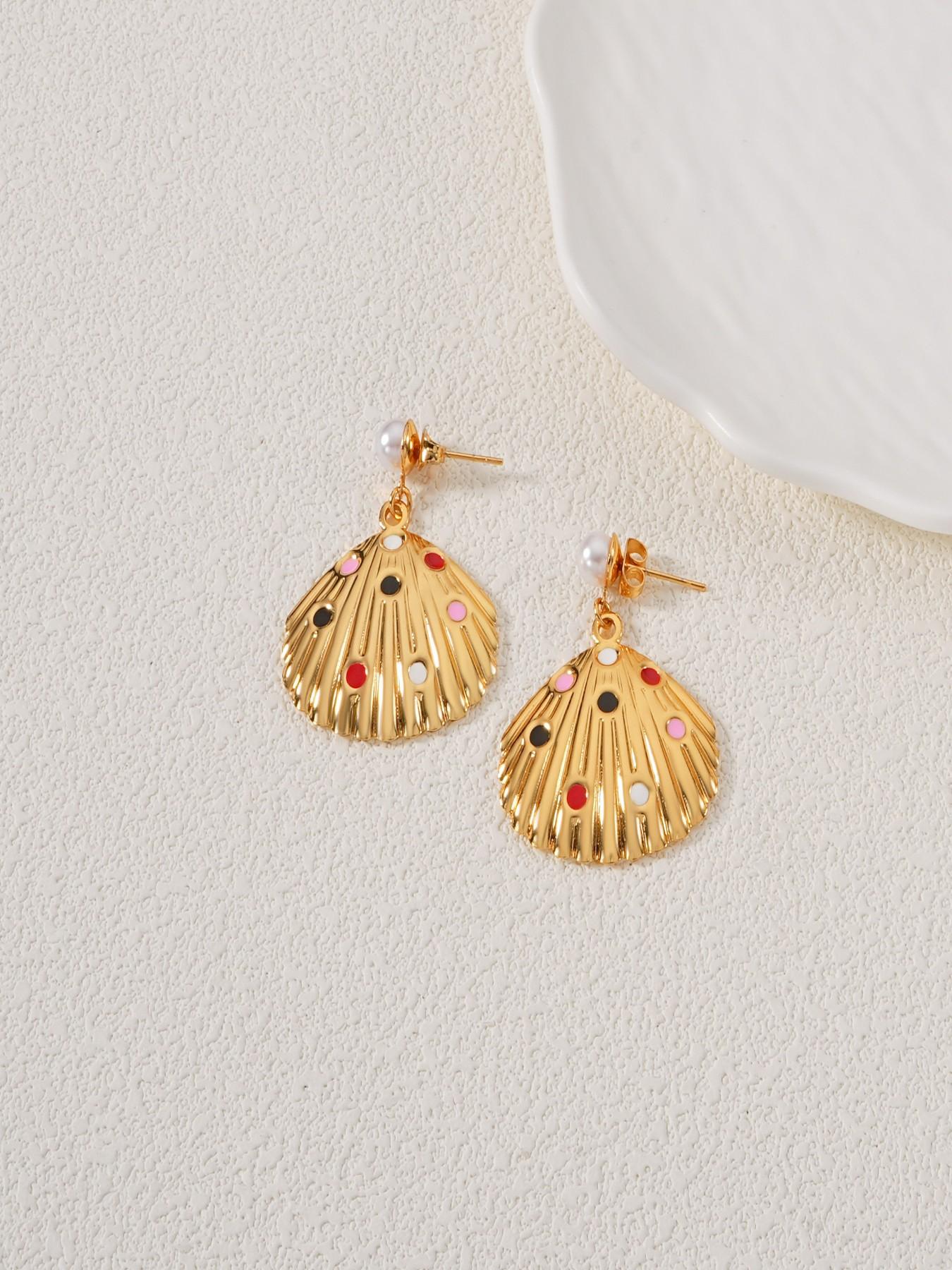 Women’s Elegant Stud Earring Set, Stainless Steel Material, Plain Design, All-Season Jewelry Accessory, Perfect Gift for Her