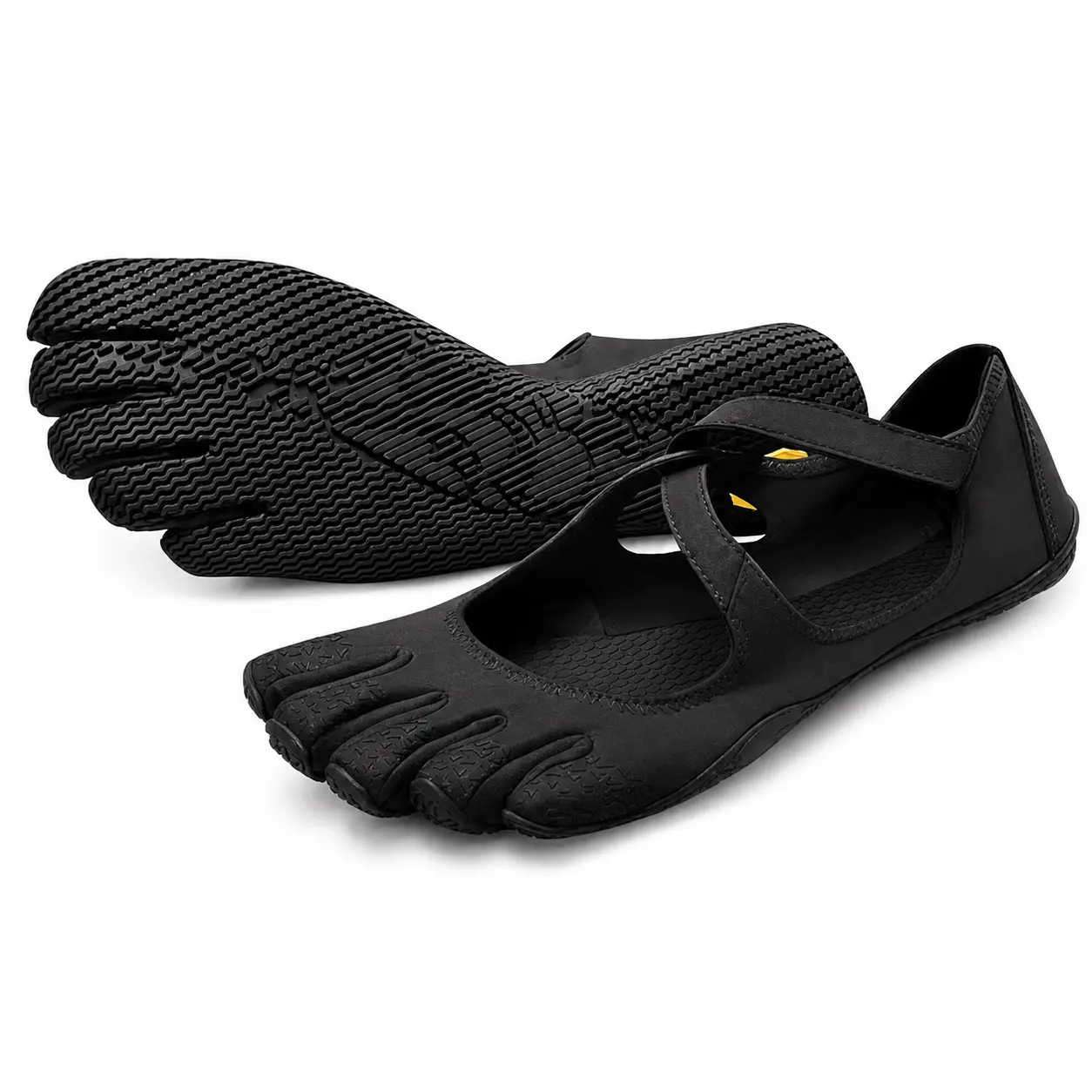 Classic Barefoot Ballet Flats, Breathable Split‑Toe Design, Comfort Fit for Dance Yoga Pilates Indoor Sports, Non‑Slip Lightweight Fashion Zumba Shoes