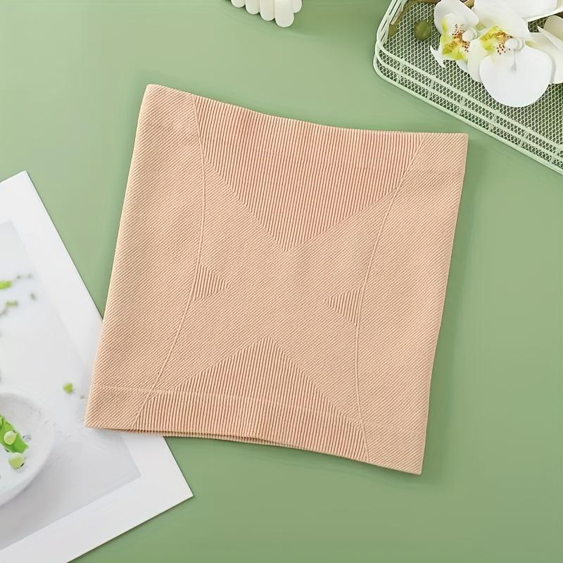 Large-sized abdominal support belt for women, four-season elastic waist cinching belt - suitable for postpartum use and everyday wear | Breathable, seamless, and invisible undergarment belt, available in black and light beige (M-2XL)