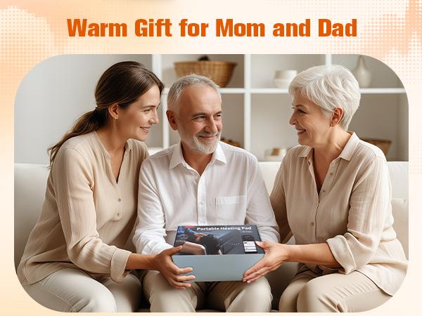 Portable Knee Massager with Heat 9 Heat 5 Vibration 3 Intensity, Christmas Gift for Mom Dad