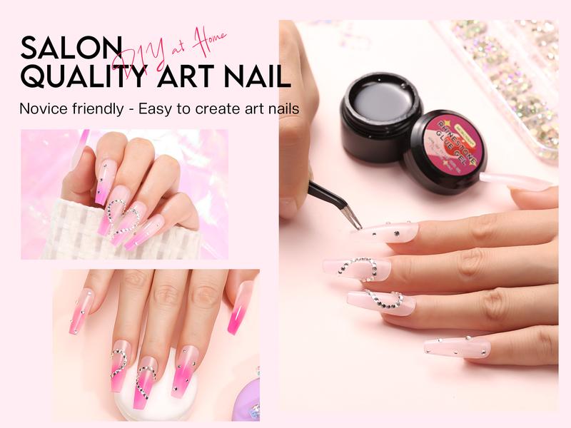 Morovan Professional Poly Gel Nail Kit 8 Colors Poly Gel Kit with U V Lamp 48W and all nail tools for Beginners with Everything