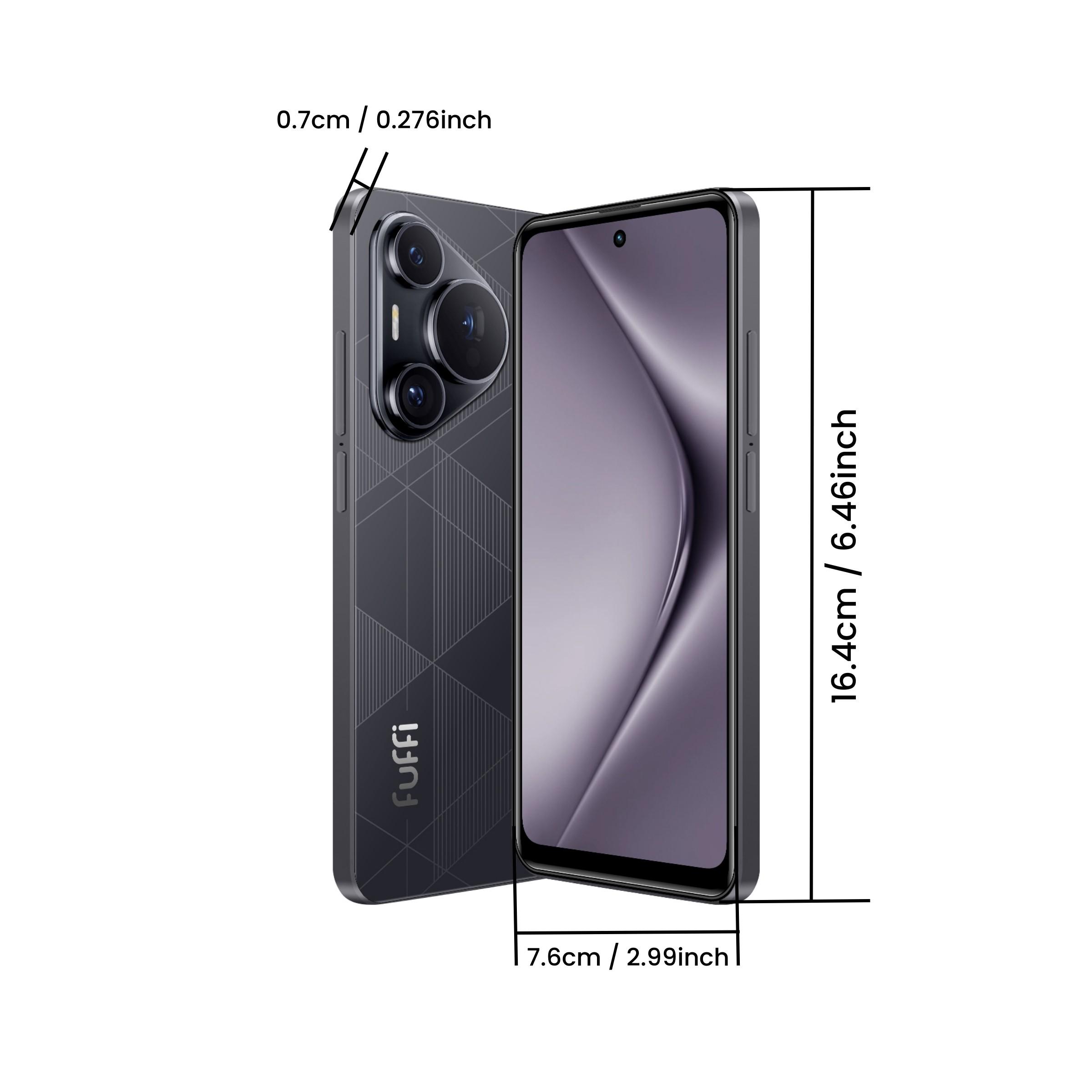 Fuffi Smart Unlock Phone 6.56 Inches 4GB RAM 32GB Storage, 5+13mp Camera, 4g Network, Dual Sim, 3100mah Battery, Android 12, GPS