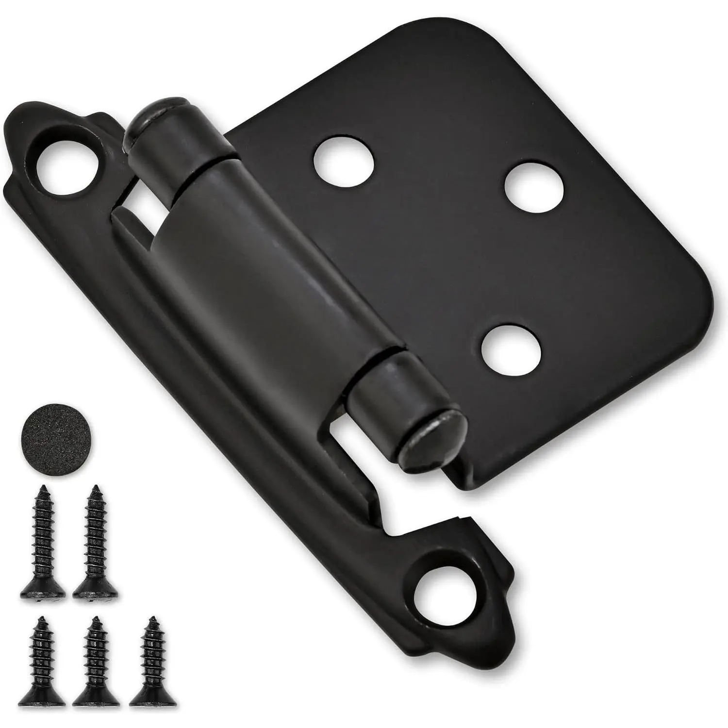 1/2" Overlay Matte Black