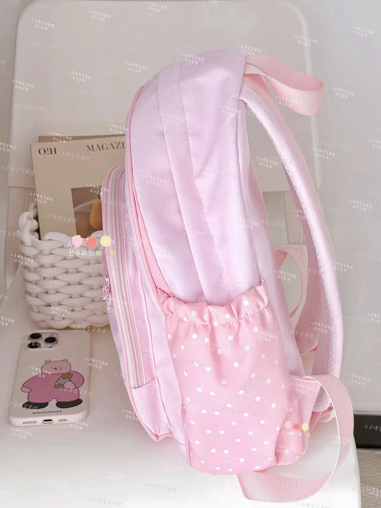 37cm Sugarbunnies Pink Backpack Large Capacity Multi-Layer Storage Travel Take Bag  Anime Student Rewards Girl Birthday Gift Toy