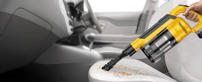 【No Batteries】350W Cordless Vacuum Cleaner for Dewalt 20v Battery/ for Milwaukee M18 Battery/ for Makita 18V Battery, 35kPa Brushless Lightweight Stick Vacuum with 3 Mode Suction,6 in 1 Stick Vacuum Cleaner with HEPA for Floor,Carpet, Car