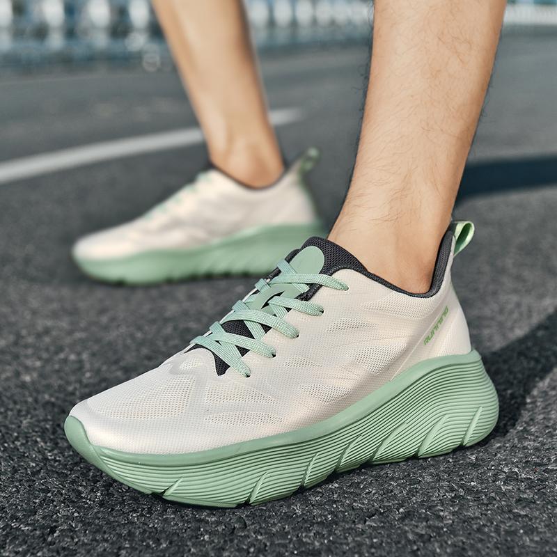 Level Up Your Casual Vibe! Men’s Chunky Casual Sneakers | 6 Vibrant Shades (36-47) | Lightweight, Shock-Absorbing & Trendy | Breathable Casual Shoes