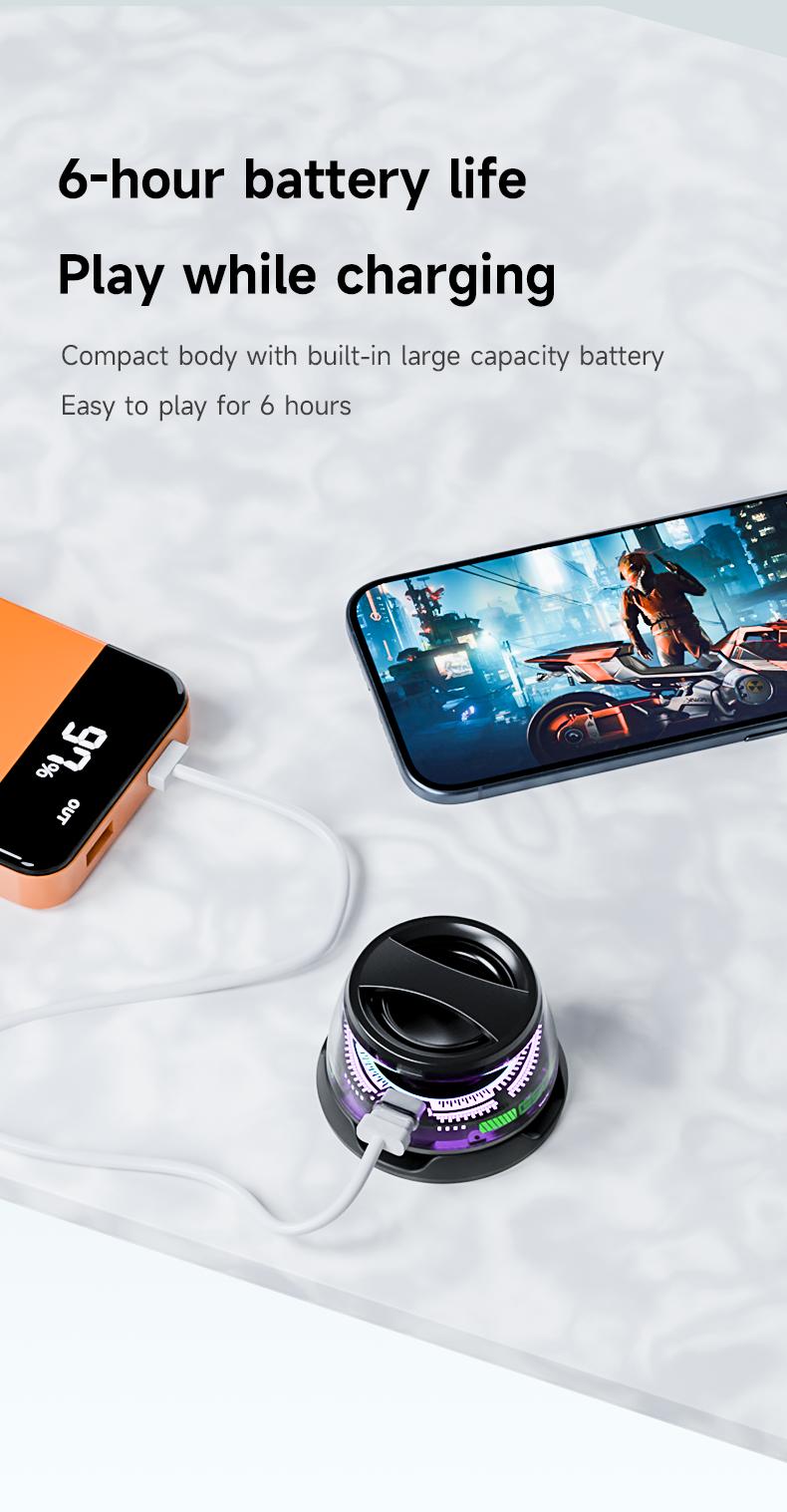 2024 Latest Portable Bluetooth Magnetic Speaker Bluetooth 5.3 Subwoofer,mini wireless speaker