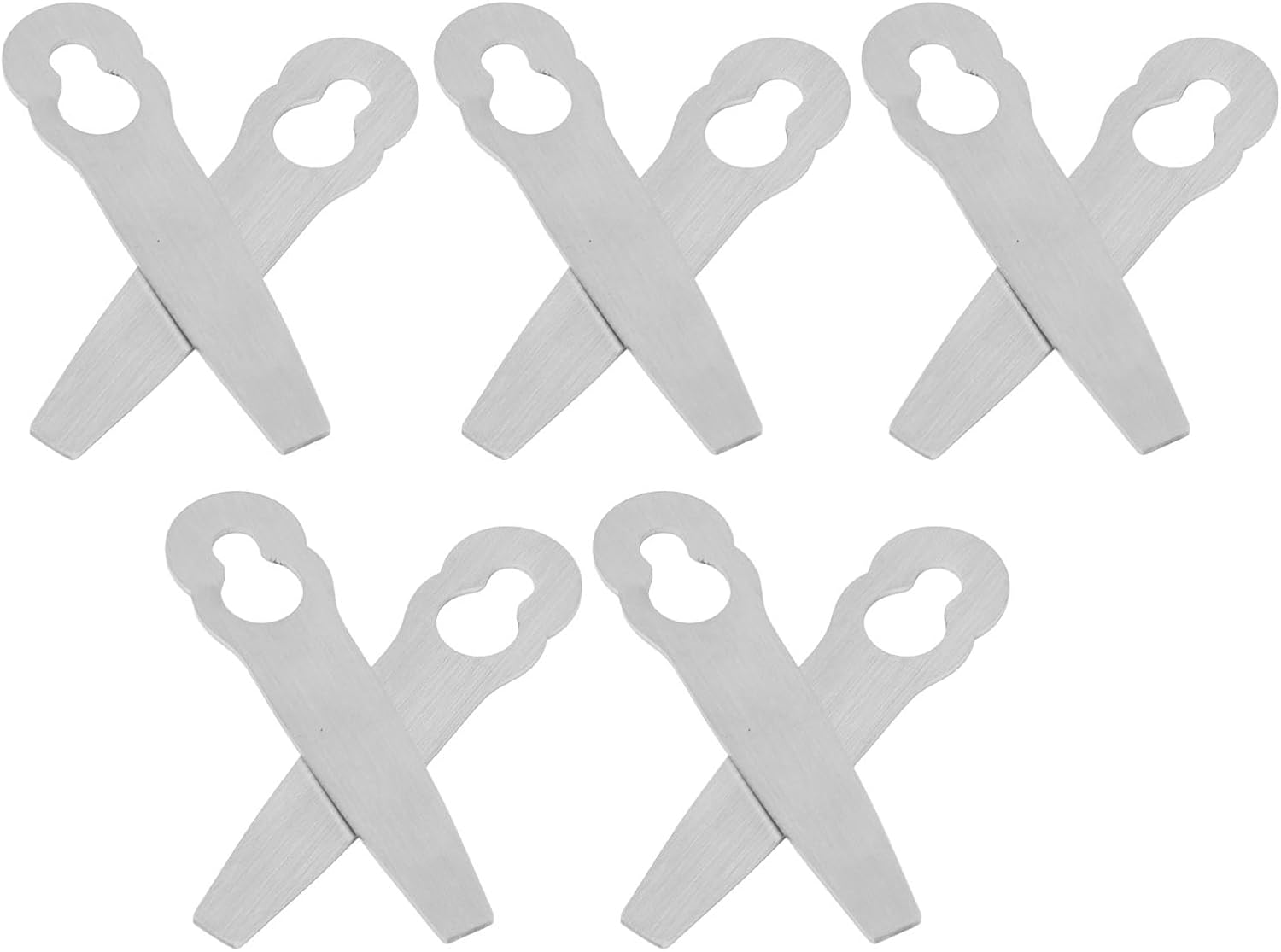 10pcs Lawn Mower Metal Blade Replacement Mowing Blade for 2 2 for 45 Lawn Mower Metal Blade Mower