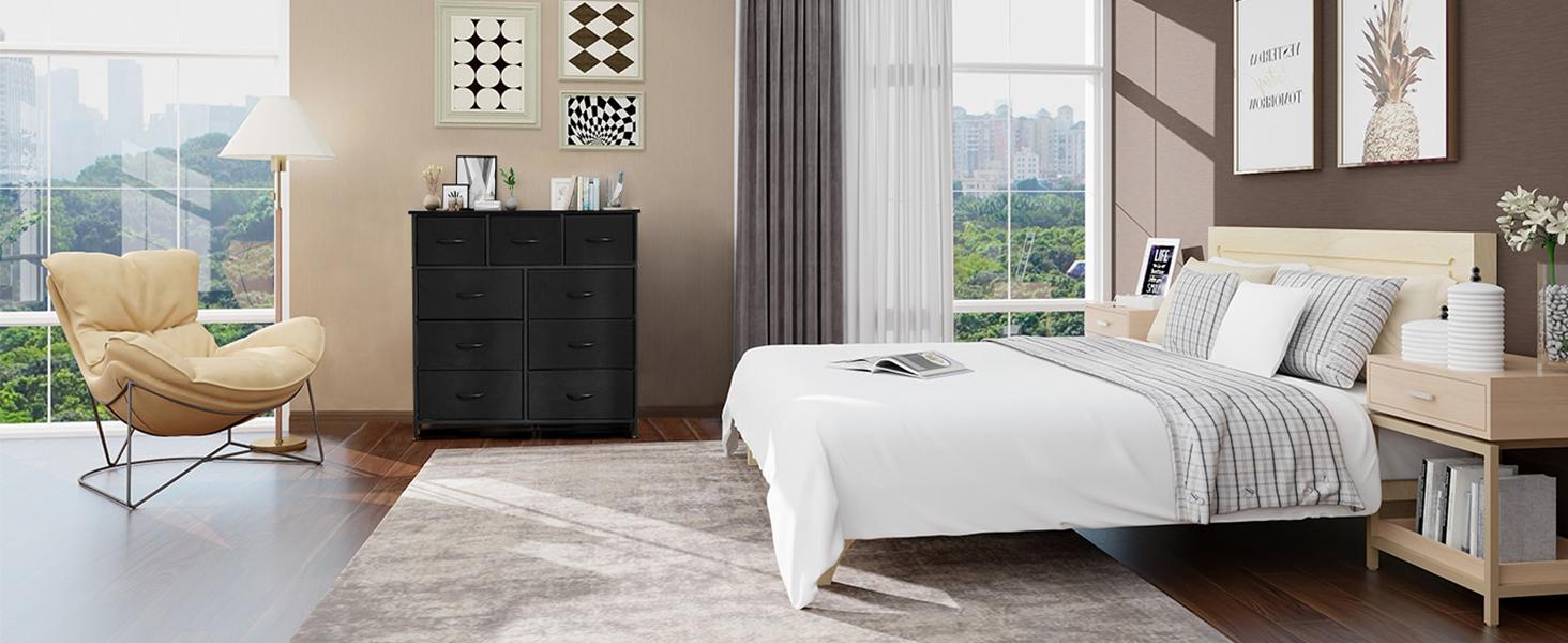 9-Drawer Dresser, Storage Unit Organizer Chest for Clothes, Tall Dresser & Chest of Drawers for Bedroom, Hallway, Living Room, Closet, & Dorm Furniture – Steel Frame, Wood Top, 5/7/8/9 Drawers 9-Drawer Dresser, Storage Unit Organizer Chest for Clothes, Tall Dresser & Chest of Drawers for Bedroom, Hallway, Living Room, Closet, & Dorm Furniture – Steel Frame, Wood Top, 5/7/8/9 Drawers