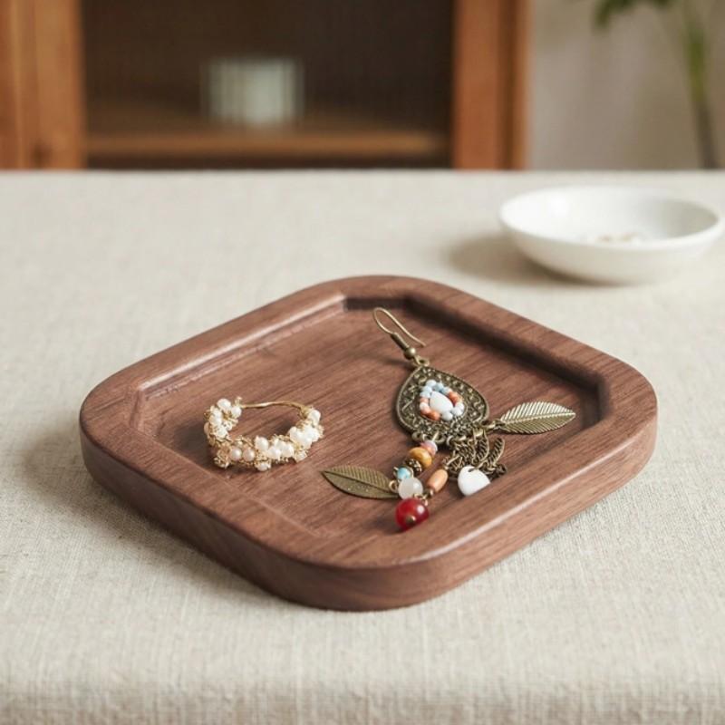 Elegant Rectangular Jewelry Tray, Storage for Earrings, Rings, Necklaces, Crystal Bracelets, Home or Office Use, Accessory Organizer