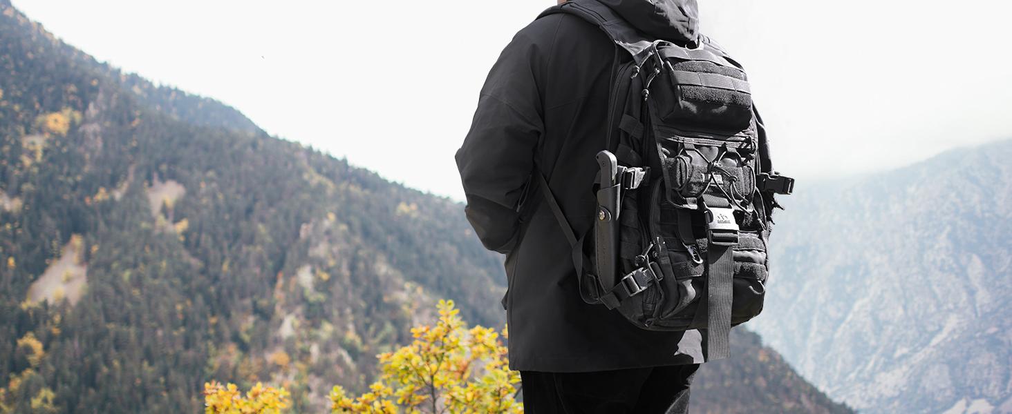 #JumpstartSale FLISSA 9" Fixed Blade Knife, D2 Steel Hunting Knife for Camping, Outdoor, Bushcraft and Survival, Leather Sheath Included, Christmas Gifts for Husband, Father, Friend