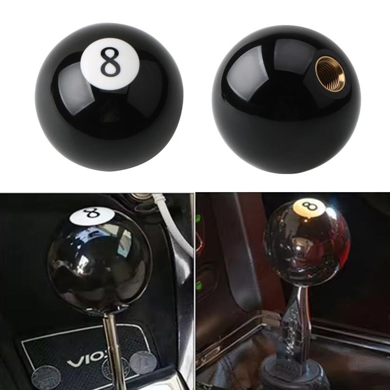 Creative Custom Car Gear Shift Head, Pool Ball Manual Gear Shifter, Crystal Eight Ball Design, Unique Personalized Auto Accessory, Car Accessories, Shift Knob