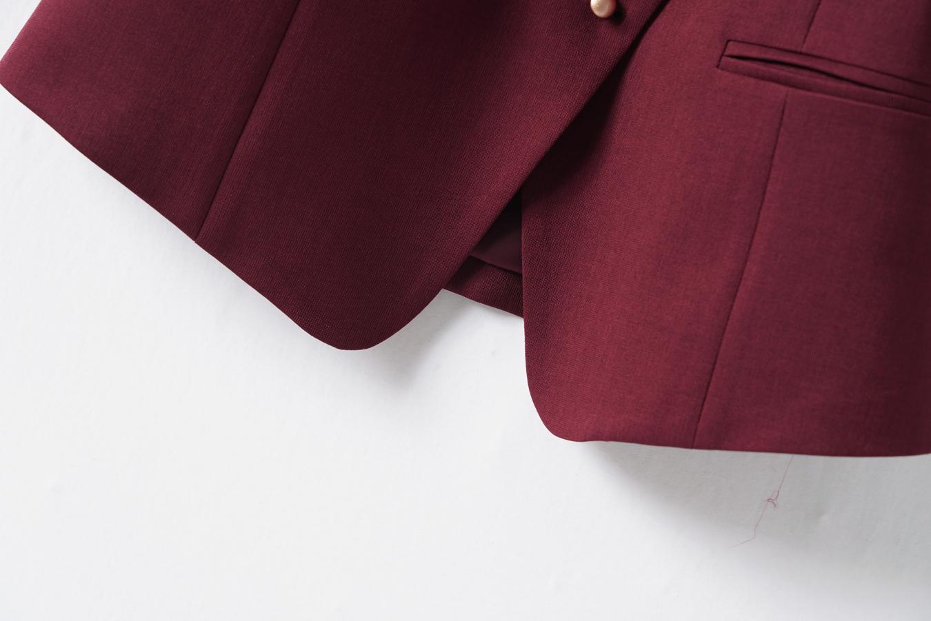 Women's Solid Asymmetrical Button Front Vest Blazer, Elegant V Neck Sleeveless Outerwear, Ladies Spring & Fall Clothes for Work Office Business, Blazer Jackets