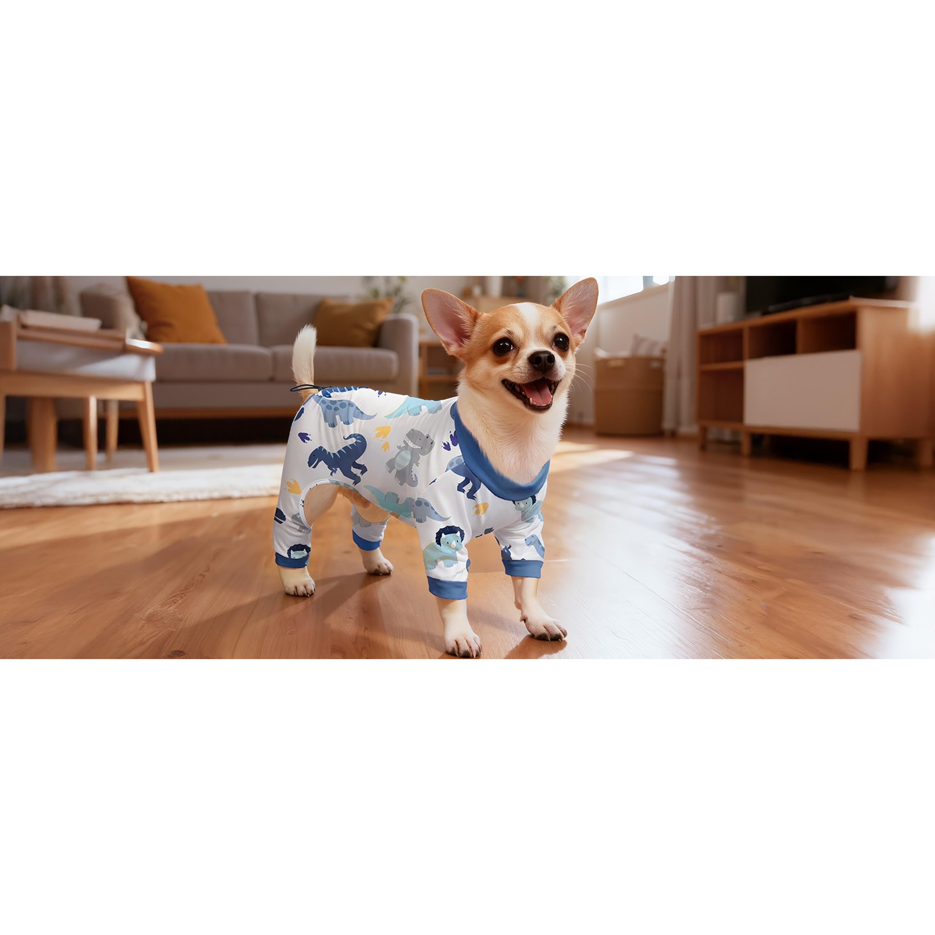 Dog Pajamas, 4 Pack Dog Recovery Suit Shedding Suit Cute Soft Puppy Clothes Dogs Pjs Onesies Jammies Adjustable Breathable & Stretchy Clothes for Small Medium Large Dogs Girl Boy Puppy-M Dog Pajamas, 4 Pack Dog Recovery Suit Shedding Suit Cute Soft Puppy Clothes Dogs Pjs Onesies Jammies Adjustable Breathable & Stretchy Clothes for Small Medium Large Dogs Girl Boy Puppy-M