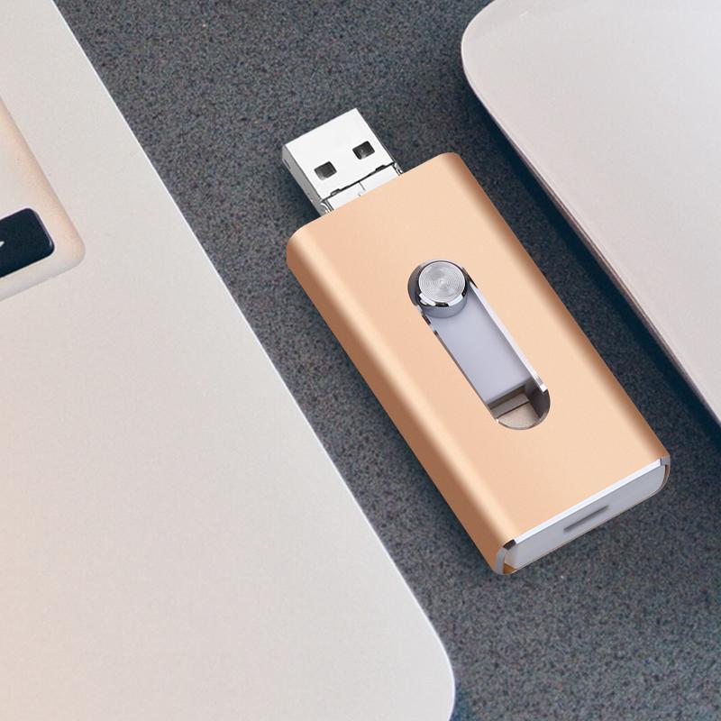 1TB USB Flash Drive for iPhone Photo Stick, Memory Stick Portable External Storage Thumb Drive, Supports USB-C, Compatible with iPhone17/16/15 Android & MAC Computers