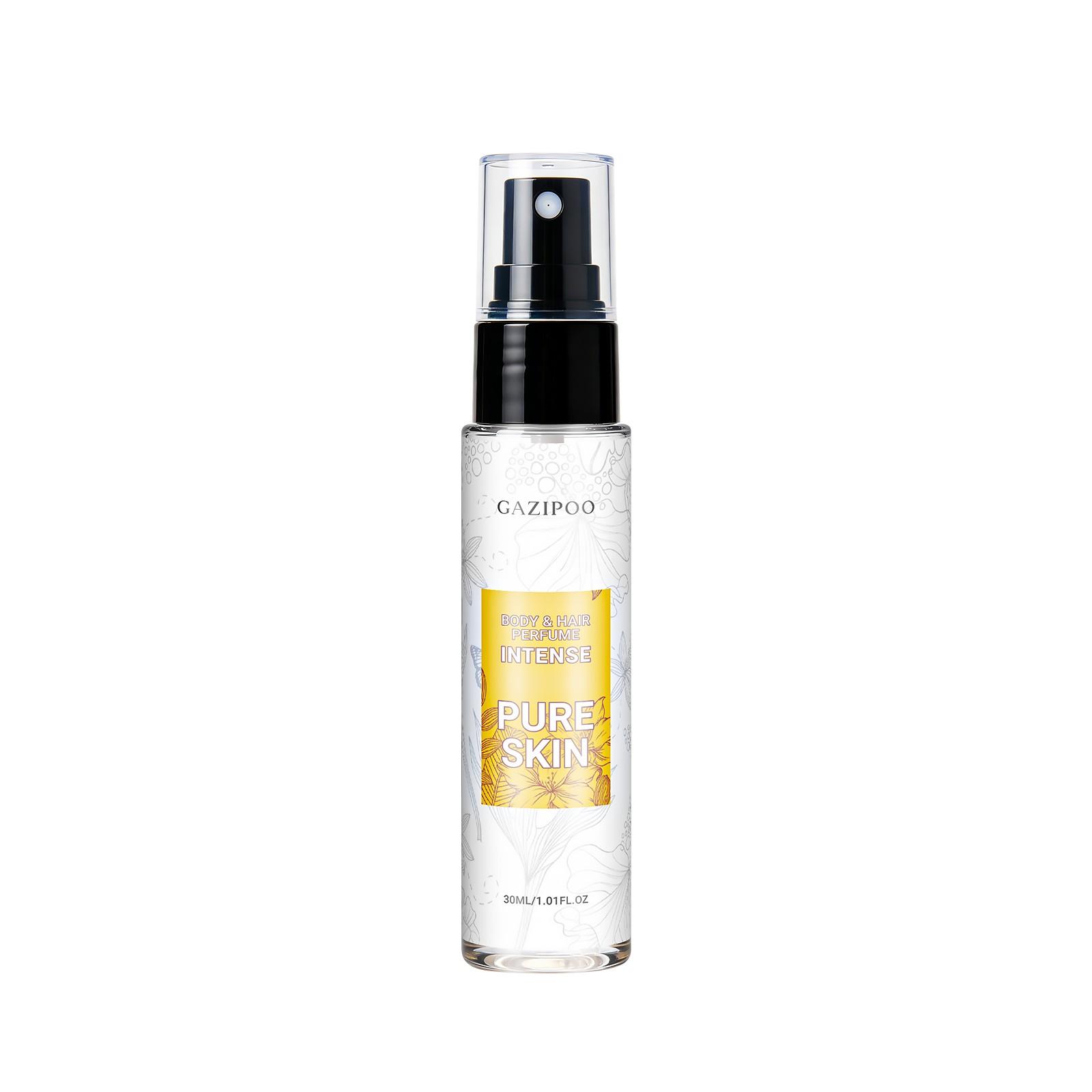 Gazipoo Pure Skin Perfume, Oriental Scent with Saffron and Cedar, 30ML Portable Spray, Elegant Fragrance for Hair and Neck