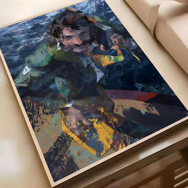 Ad Astra D-Disco Elysium Poster HD Waterproof Self-Adhesive Art Vibrant Wall Print for Living Room Bedroom Bar Parlor Home Decor Gift Fade-Resistant Easy-Apply Durable Dly Artwork