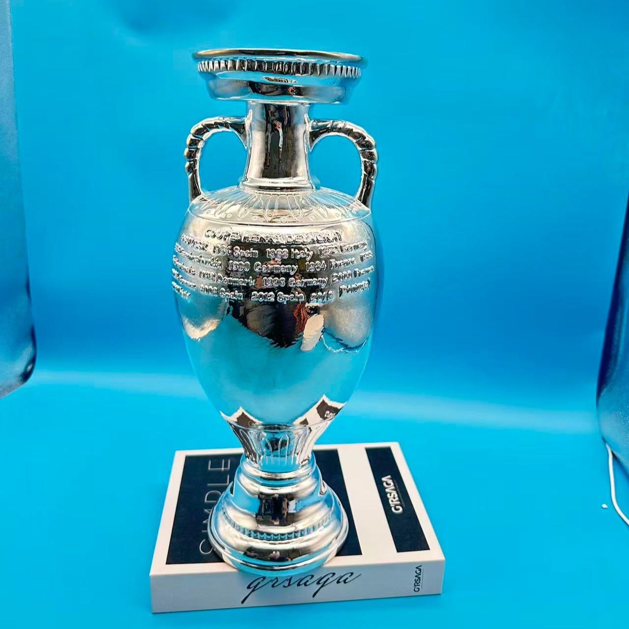 European Cup Trophy Delaunay Cup Model, European Football Championship Trophy Souvenir, Fan Collection Memorabilia